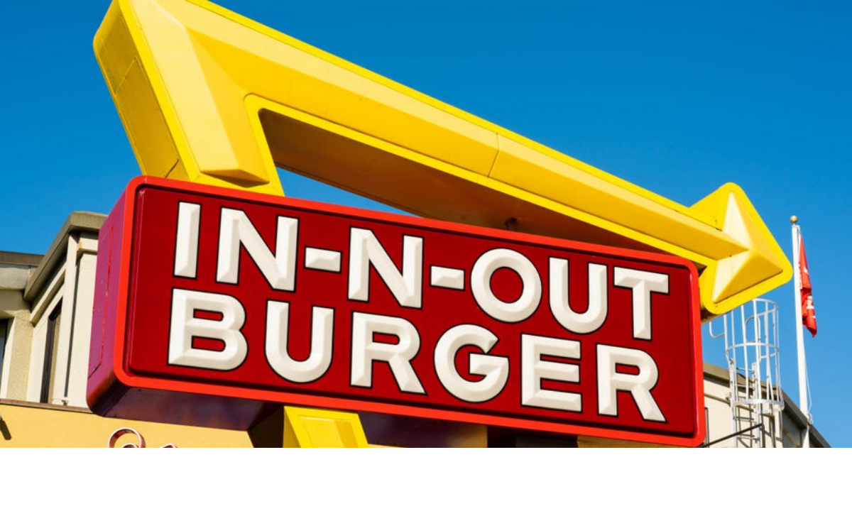 in n out burger logo